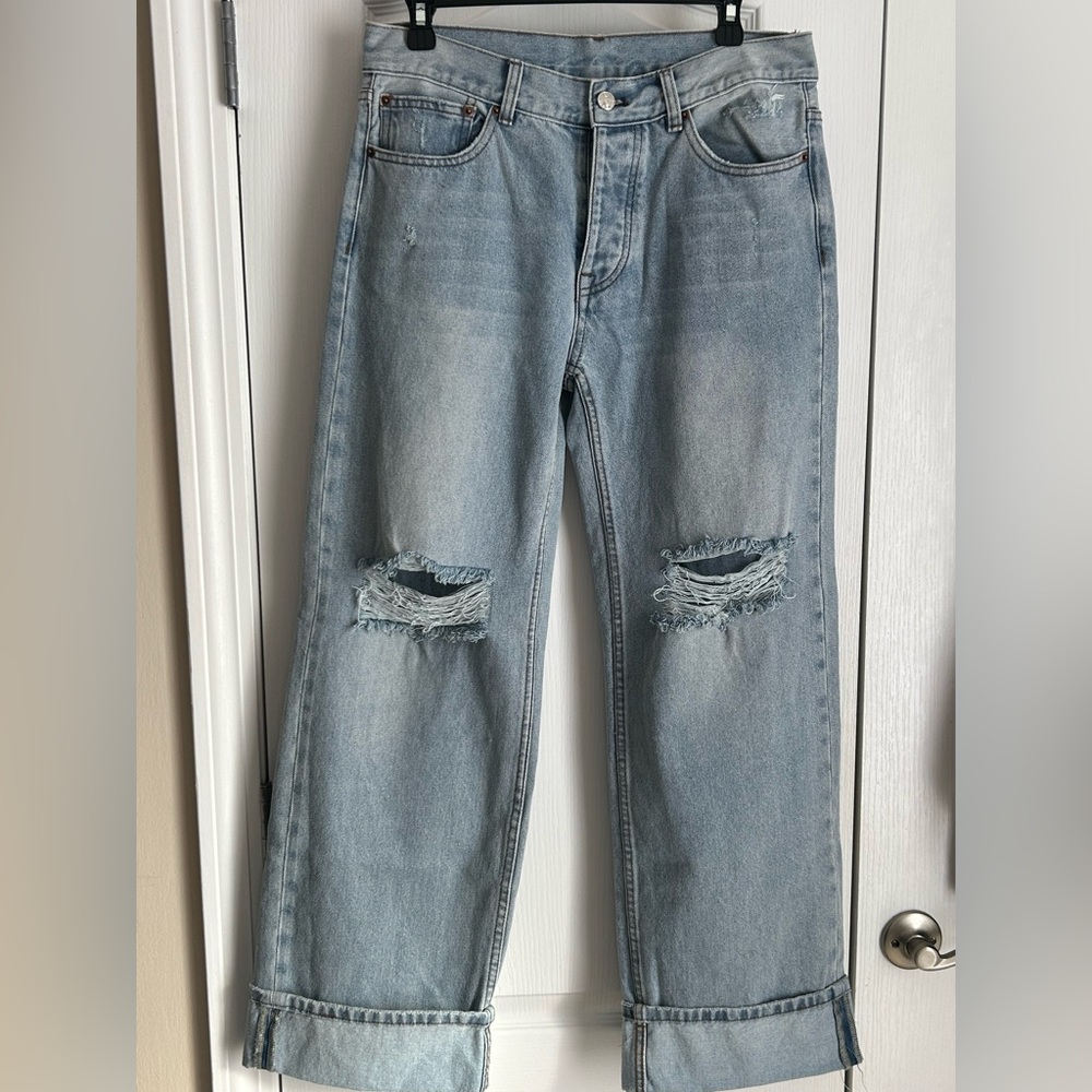 LovLov Light Blue Distressed Jeans | size 29 | NWT